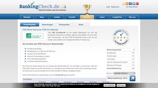 
                            8. PSD Bank Hannover PSD PrivatKredit | BankingCheck.de