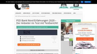 
                            11. PSD Bank Nord Erfahrungen 2019 » Leistungen im Überblick