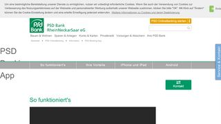 
                            10. PSD Banking-App - PSD Bank RheinNeckarSaar eG