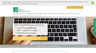 
                            7. PSD OnlineBanking-Funktionen - PSD Bank Berlin-Brandenburg