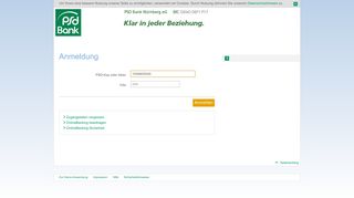 
                            3. PSD OnlineBanking - PSD Bank Nürnberg eG