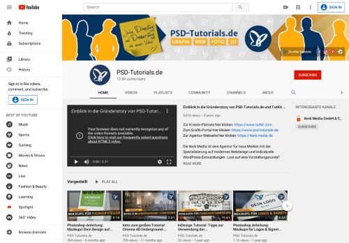 
                            5. PSD-Tutorials.de - YouTube