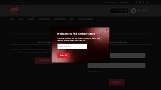 
                            5. PSE Archery Store | Login