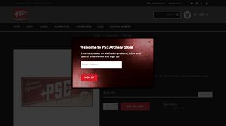 
                            6. PSE Archery Store | PSE Archery PSE Sign