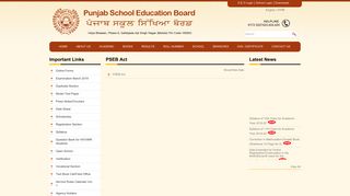 
                            6. PSEB Act - PSEB, Phase 8 Mohali, Punjab