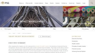 
                            8. PSG - Smart money management