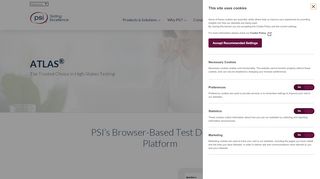 
                            13. PSI | ATLAS - Browser-Based Test Delivery Platform - PSI Services LLC