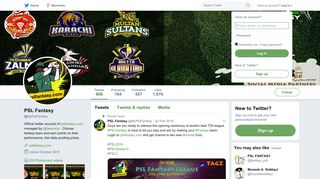 
                            10. PSL Fantasy (@MyPslFantasy) | Twitter