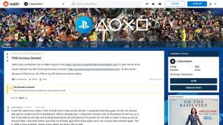 
                            4. PSN Access Denied : playstation - Reddit