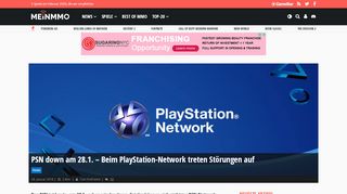 
                            11. PSN down am 28.1. - Beim PlayStation-Network treten Störungen auf