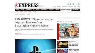 
                            8. PSN DOWN: PS4 server status latest as Sony confirm PlayStation ...