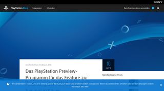 
                            2. PSN Online ID-Änderung bald möglich - PlayStation.Blog