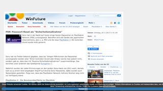 
                            8. PSN: Passwort-Reset als 