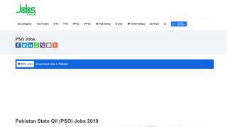 
                            8. PSO Jobs 2019 | Pakistan State Oil Jobs & Career Alerts - ...