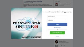 
                            13. PSO2 Special TACO Challenge Sign up for... - Phantasy Star Online ...