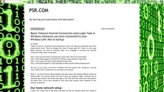 
                            3. PSR.COM: Beam Telecom Internet Connection Auto Login Task in ...