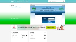 
                            9. pssp.pefsis.edu.pk - Login - Pssp Pefsis - Sur.ly