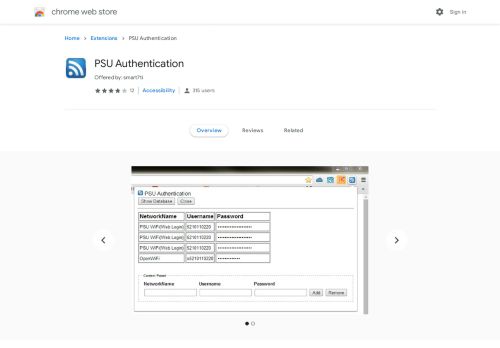 
                            6. PSU Authentication - Google Chrome