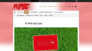 
                            8. PSV.nl - FC PSV Club Card