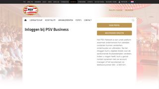
                            3. PSV.nl - Inloggen bij PSV Business