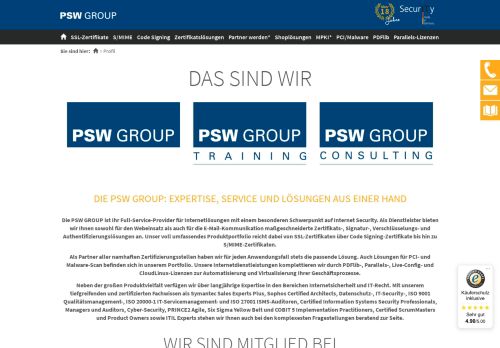 
                            8. PSW GROUP - Profil mit Rückblick auf 15 Jahre Erfolgsgeschichte