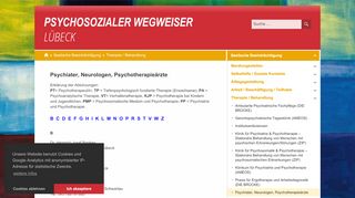 
                            6. Psychiater und Neurologen | Psychosozialer Wegweiser Lübeck