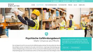
                            6. Psychische Gefährdungsbeurteilung – DearEmployee GmbH