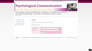 
                            1. Psychological Communication - Login