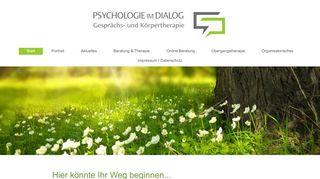 
                            12. Psychologie im Dialog - Gesprächs- u. Körpertherapie Dipl.-Psych ...