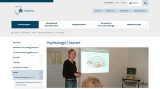 
                            10. Psychologie | Master - Masterstudiengänge von A - Z - Das ...