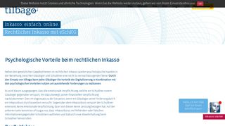 
                            1. Psychologische Vorteile beim rechtlichen Inkasso - tilbago AG