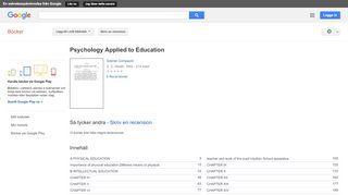 
                            13. Psychology Applied to Education