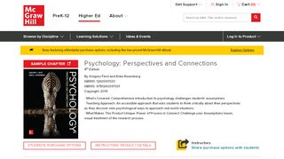 
                            11. Psychology: Perspectives and Connections - McGraw-Hill Education