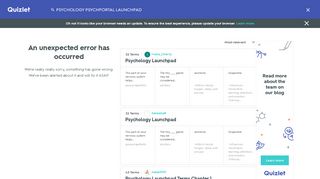 
                            13. PSYCHOLOGY PSYCHPORTAL LAUNCHPAD Flashcards and ...