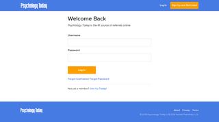 
                            11. Psychology Today: Professional Login
