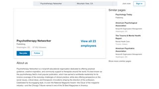 
                            7. Psychotherapy Networker | LinkedIn