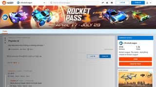 
                            11. Psyonix id : RocketLeague - Reddit