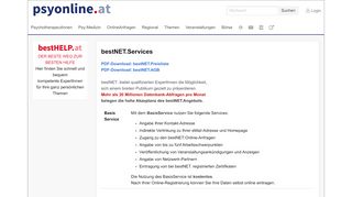 
                            2. PsyOnline: bestNET.Services
