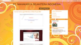 
                            4. PT. MAHAKARYA SEJAHTERA INDONESIA: Tutorial Cara Login ...