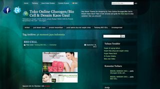 
                            10. pt moment jaya indonesia | Toko Online Glucogen/Bio Cell & Desain ...