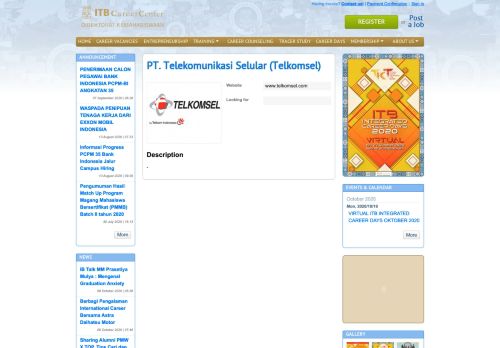 
                            10. PT. Telekomunikasi Selular (Telkomsel) - ITB Career Center - Institut ...