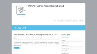 
                            6. PTA IES Lund – Parent Teacher Association IES Lund