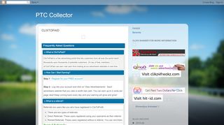 
                            3. PTC Collector: CLIXTOPAID