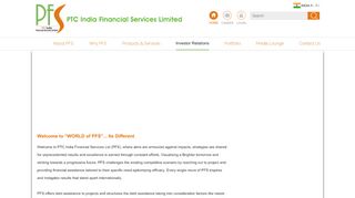 
                            8. PTC India Financial Services Ltd (PFS)