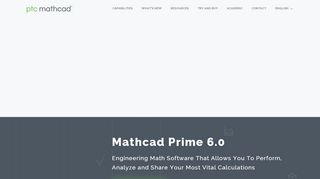 
                            5. PTC Mathcad | PTC - PTC.com