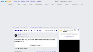 
                            11. PTC MULTICLICKER Robot PTC Otomatis Untuk Klik Ratusan PTC ...