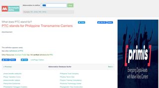
                            13. PTC - Philippine Transmarine Carriers | AcronymAttic