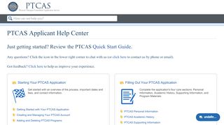 
                            6. PTCAS Applicant Help Center - Liaison
