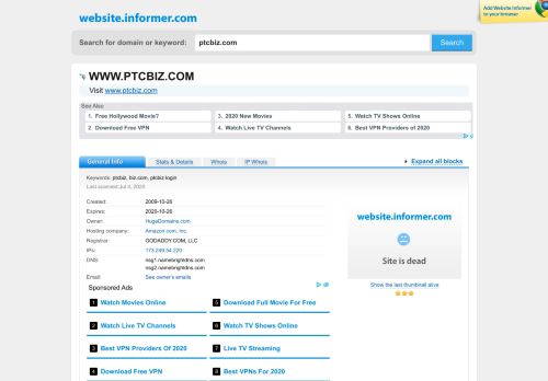 
                            9. ptcbiz.com at Website Informer. Visit Ptcbiz.