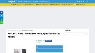 
                            12. PTCL EVO Nitro Cloud Share Price and Packages in Pakistan ...